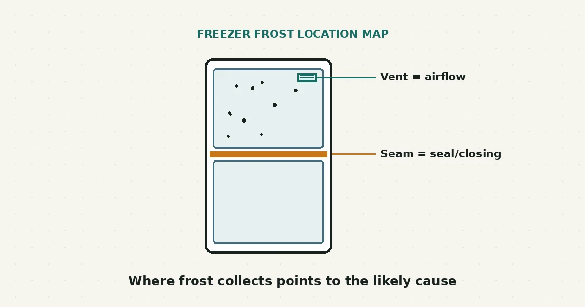 Freezer Frost on Drawers: Air Leaks, Blocked Vents and Next Steps