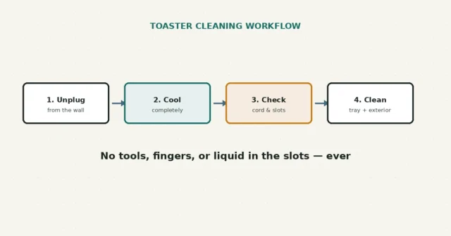 Toaster Crumb Tray Cleaning: A Safer Routine and Warning Signs