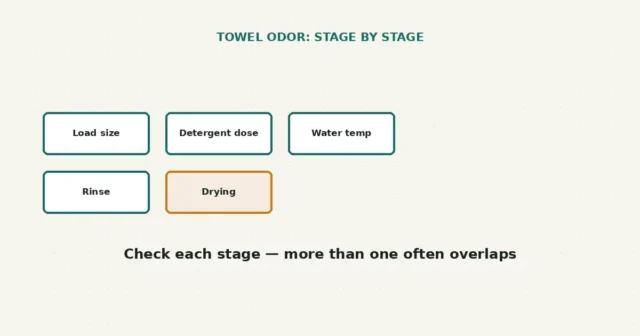Towels Still Smell After Washing: Detergent, Drying and Washer Checks