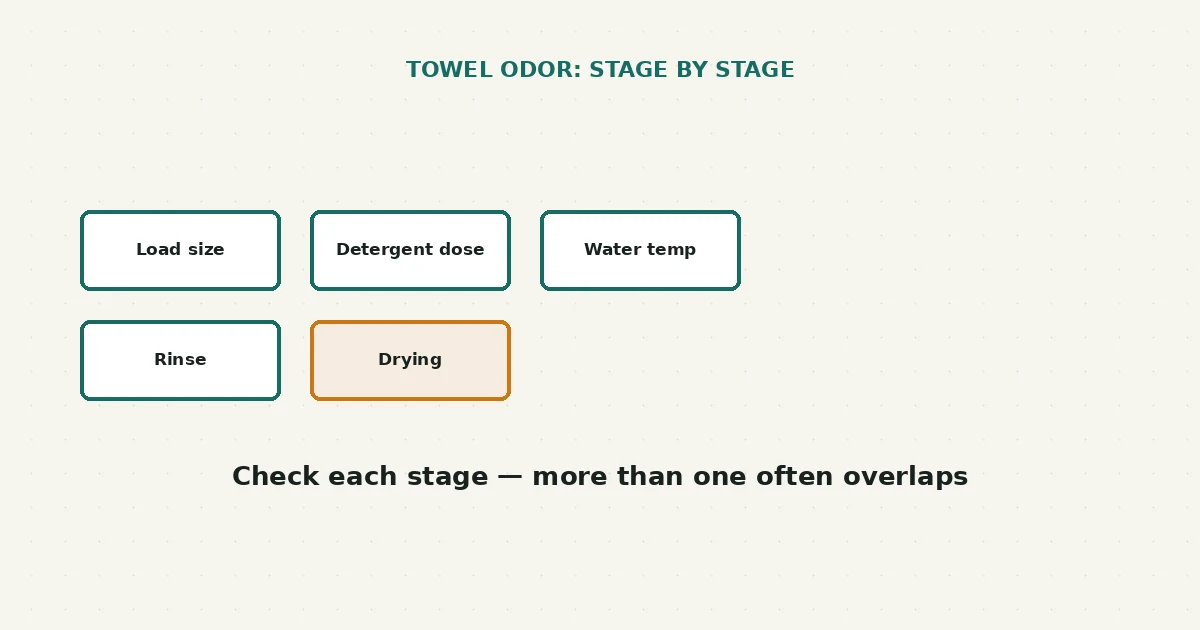 Towels Still Smell After Washing: Detergent, Drying and Washer Checks